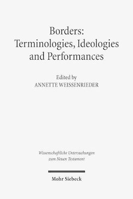 bokomslag Borders: Terminologies, Ideologies, and Performances