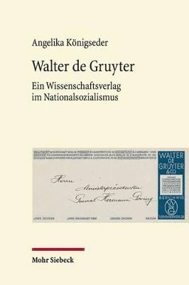 bokomslag Walter de Gruyter