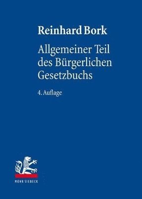 Reinhard Bork - Allgemeiner Teil des Bürgerlichen Gesetzbuchs, Inbunden