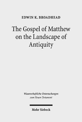 bokomslag Gospel of Matthew on the Landscape of Antiquity