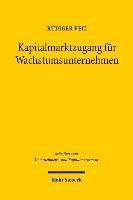 Rüdiger Veil, Rudiger Veil - Kapitalmarktzugang für Wachstumsunternehmen, Inbunden