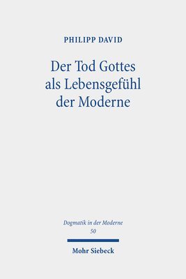 bokomslag David, P: Tod Gottes als Lebensgefühl der Moderne
