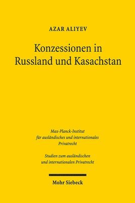 bokomslag Konzessionen in Russland und Kasachstan