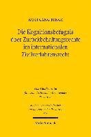Die Kognitionsbefugnis über Zurückbehaltungsrechte im internationalen Zivilverfahrensrecht