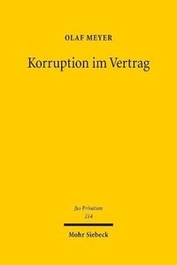 bokomslag Korruption im Vertrag