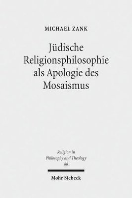 bokomslag Jdische Religionsphilosophie als Apologie des Mosaismus
