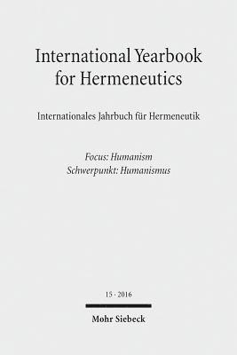 bokomslag International Yearbook for Hermeneutics / Internationales Jahrbuch fr Hermeneutik