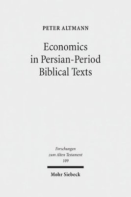 bokomslag Economics in Persian-Period Biblical Texts