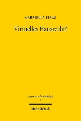 Gabriella Piras - Virtuelles Hausrecht?, Häftad