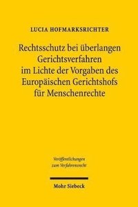 bokomslag Rechtsschutz bei berlangen Gerichtsverfahren im Lichte der Vorgaben des EGMR