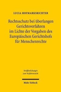 bokomslag Rechtsschutz bei berlangen Gerichtsverfahren im Lichte der Vorgaben des EGMR