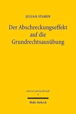 bokomslag Der Abschreckungseffekt auf die Grundrechtsausbung