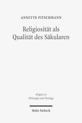 bokomslag Religiositt als Qualitt des Skularen