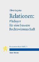 bokomslag Relationen: Pldoyer fr eine bessere Rechtswissenschaft