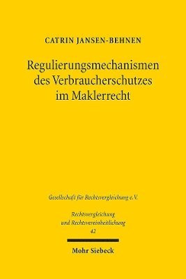 bokomslag Regulierungsmechanismen des Verbraucherschutzes im Maklerrecht