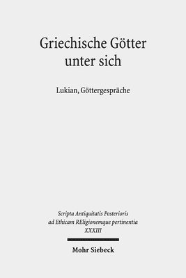 bokomslag Griechische Gtter unter sich