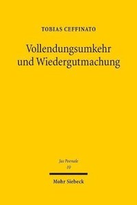 bokomslag Vollendungsumkehr und Wiedergutmachung