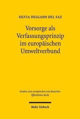 bokomslag Vorsorge als Verfassungsprinzip im europischen Umweltverbund