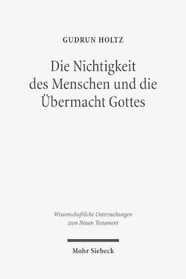 bokomslag Die Nichtigkeit des Menschen und die bermacht Gottes