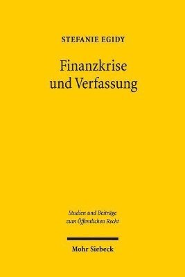 bokomslag Finanzkrise und Verfassung