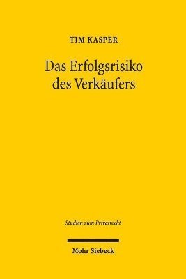 bokomslag Das Erfolgsrisiko des Verkufers