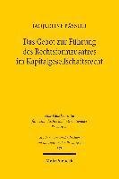 Das Gebot zur Fhrung des Rechtsformzusatzes im Kapitalgesellschaftsrecht 1