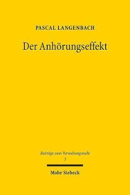 Pascal Langenbach - Der Anhörungseffekt, Inbunden