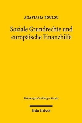 bokomslag Soziale Grundrechte und europische Finanzhilfe