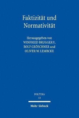 bokomslag Faktizitt und Normativitt