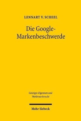 bokomslag Die Google-Markenbeschwerde