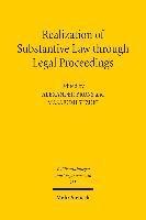 bokomslag Realization of Substantive Law through Legal Proceedings