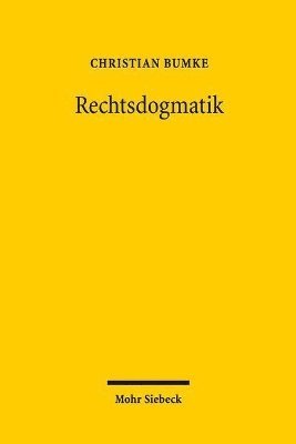 bokomslag Rechtsdogmatik