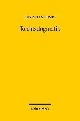 bokomslag Rechtsdogmatik