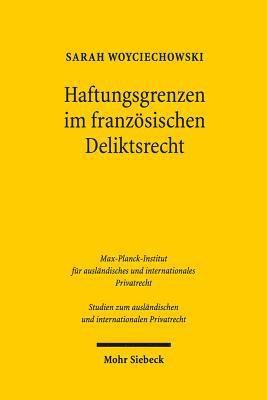 Haftungsgrenzen im franzsischen Deliktsrecht 1