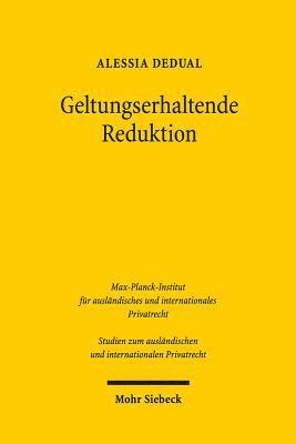 bokomslag Geltungserhaltende Reduktion