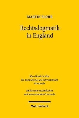 bokomslag Rechtsdogmatik in England