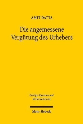 Die angemessene Vergtung des Urhebers 1