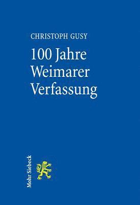 100 Jahre Weimarer Verfassung