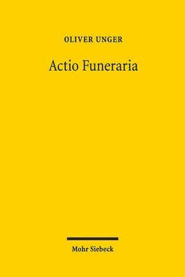 bokomslag Actio Funeraria