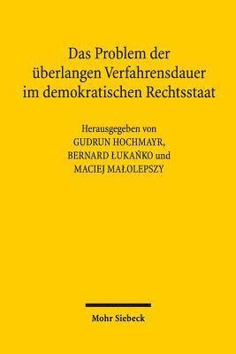 bokomslag Das Problem der berlangen Verfahrensdauer im demokratischen Rechtsstaat