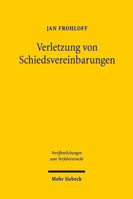 bokomslag Verletzung von Schiedsvereinbarungen