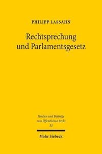 bokomslag Rechtsprechung und Parlamentsgesetz