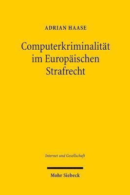 bokomslag Computerkriminalitt im Europischen Strafrecht