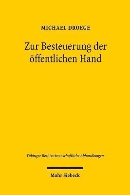 bokomslag Zur Besteuerung der ffentlichen Hand