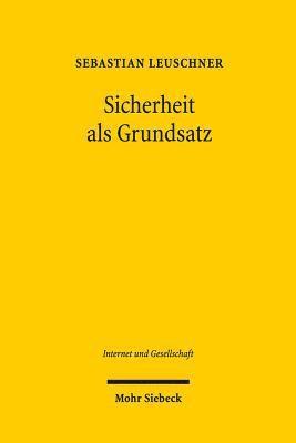 bokomslag Sicherheit als Grundsatz