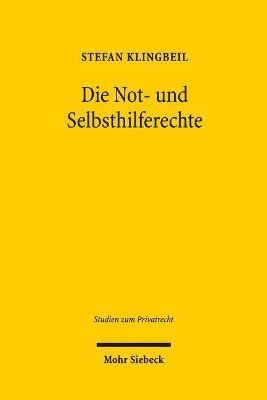 bokomslag Die Not- und Selbsthilferechte