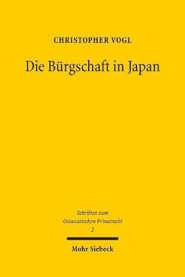 bokomslag Die Brgschaft in Japan