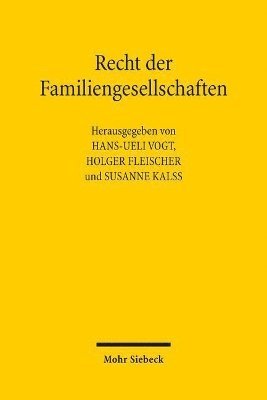 bokomslag Recht der Familiengesellschaften