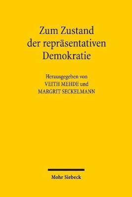 bokomslag Zum Zustand der reprsentativen Demokratie