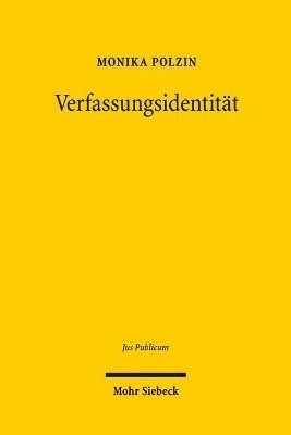 bokomslag Verfassungsidentitt